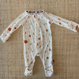 Magnetic MePumpkin Print One Piece